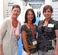 Irene Forsman, Diane Sabo, and Katy Beggs at Newborn Hearing Screening (NHS) Conference in Cernobbio, Italy